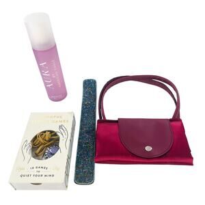 Wellness Bundle, Aura Mist, Bag Holder, Relax Game, Foldable Bag, Incense Holder